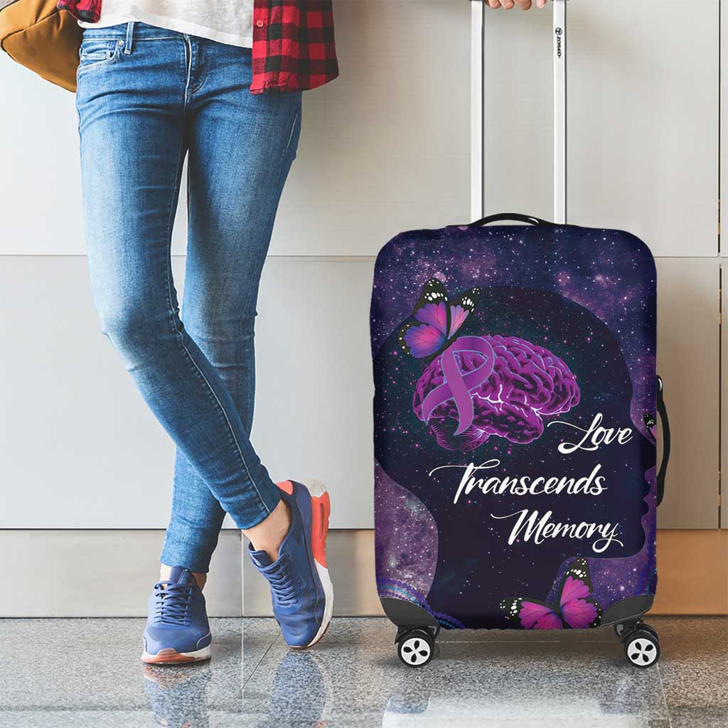 Alzheimer's and Brain Awareness Month Australia Luggage Cover Love Transcends Memory
