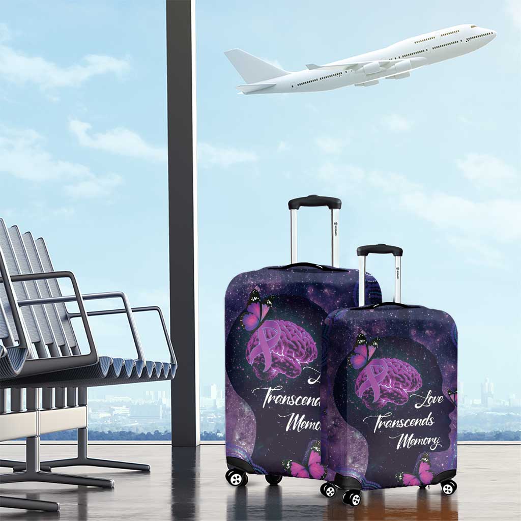 Alzheimer's and Brain Awareness Month Australia Luggage Cover Love Transcends Memory