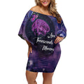 Alzheimer's and Brain Awareness Month Australia Off Shoulder Short Dress Love Transcends Memory