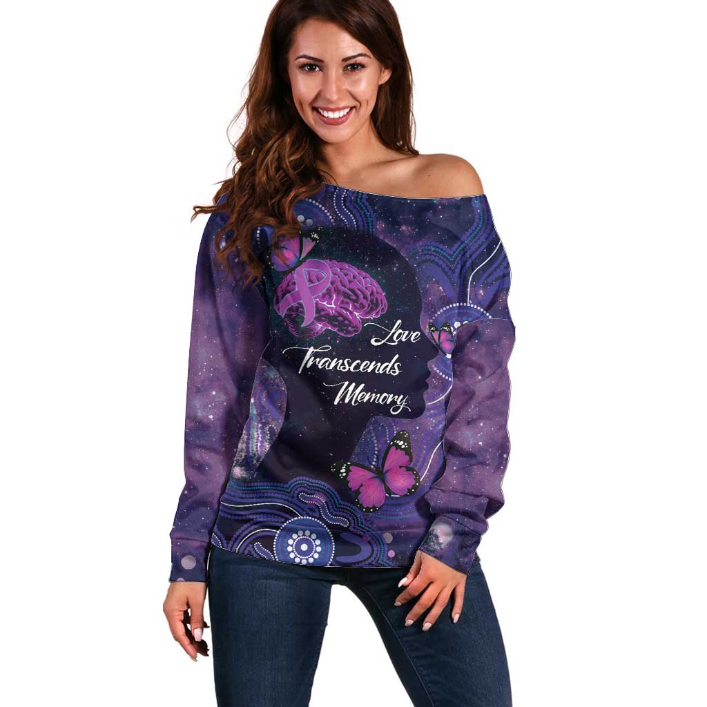 Alzheimer's and Brain Awareness Month Australia Off Shoulder Sweater Love Transcends Memory