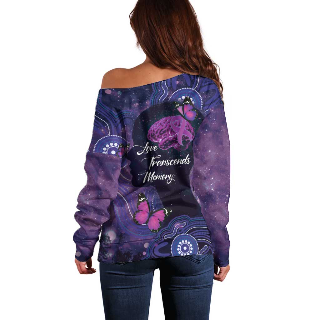 Alzheimer's and Brain Awareness Month Australia Off Shoulder Sweater Love Transcends Memory