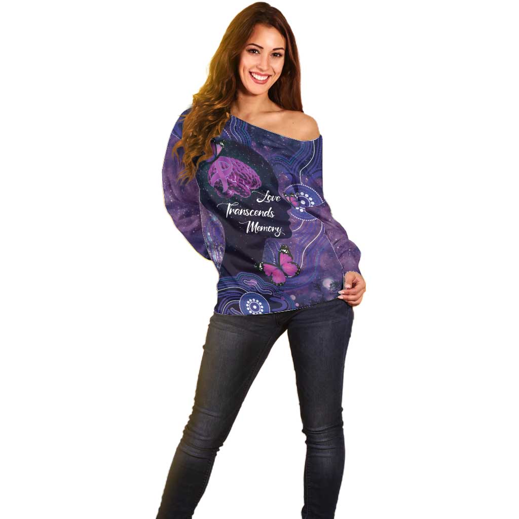 Alzheimer's and Brain Awareness Month Australia Off Shoulder Sweater Love Transcends Memory