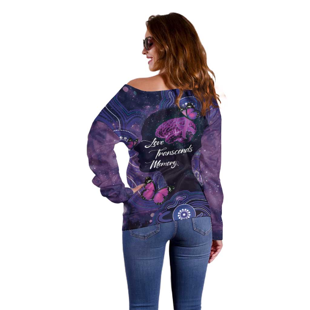 Alzheimer's and Brain Awareness Month Australia Off Shoulder Sweater Love Transcends Memory