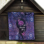 Alzheimer's and Brain Awareness Month Australia Quilt Love Transcends Memory