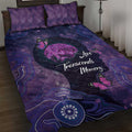 Alzheimer's and Brain Awareness Month Australia Quilt Bed Set Love Transcends Memory