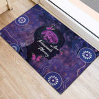 Alzheimer's and Brain Awareness Month Australia Rubber Doormat Love Transcends Memory