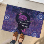 Alzheimer's and Brain Awareness Month Australia Rubber Doormat Love Transcends Memory