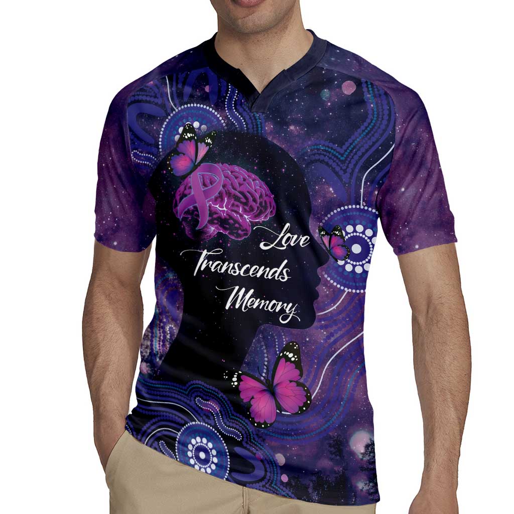 Alzheimer's and Brain Awareness Month Australia Rugby Jersey Love Transcends Memory