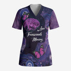 Alzheimer's and Brain Awareness Month Australia Scrub Top Love Transcends Memory - Aussie Hoodie