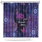Alzheimer's and Brain Awareness Month Australia Shower Curtain Love Transcends Memory