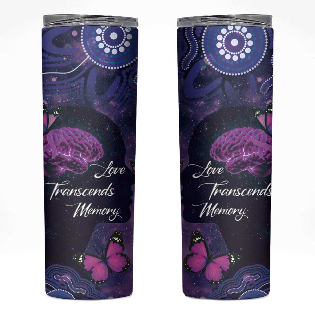 Alzheimer's and Brain Awareness Month Australia Skinny Tumbler Love Transcends Memory
