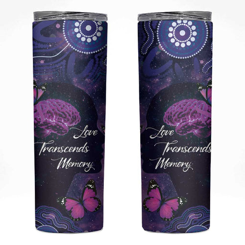 Alzheimer's and Brain Awareness Month Australia Skinny Tumbler Love Transcends Memory