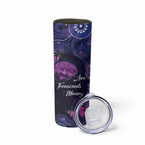 Alzheimer's and Brain Awareness Month Australia Skinny Tumbler Love Transcends Memory