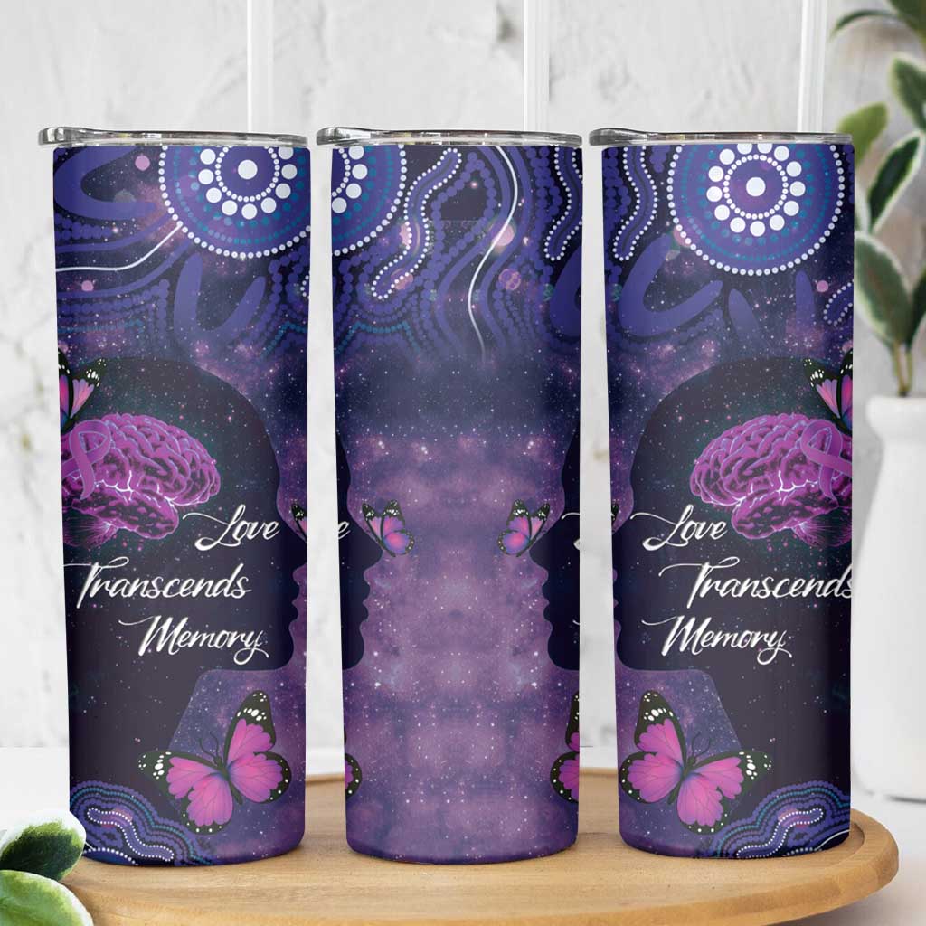 Alzheimer's and Brain Awareness Month Australia Skinny Tumbler Love Transcends Memory