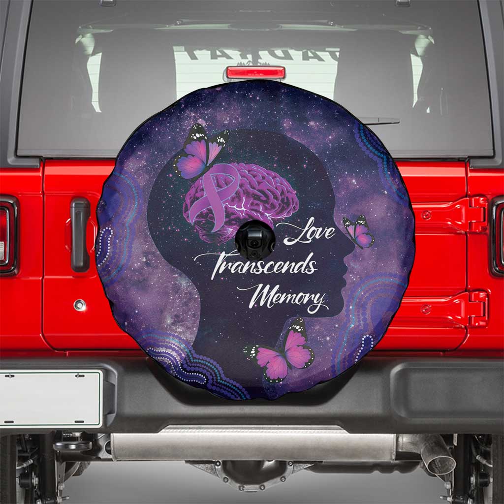 Alzheimer's and Brain Awareness Month Australia Spare Tire Cover Love Transcends Memory