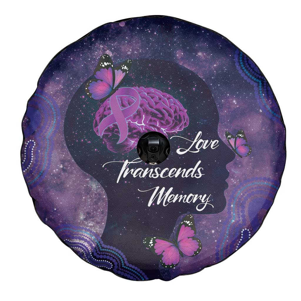 Alzheimer's and Brain Awareness Month Australia Spare Tire Cover Love Transcends Memory
