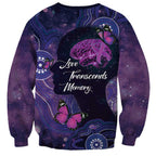 Alzheimer's and Brain Awareness Month Australia Sweatshirt Love Transcends Memory