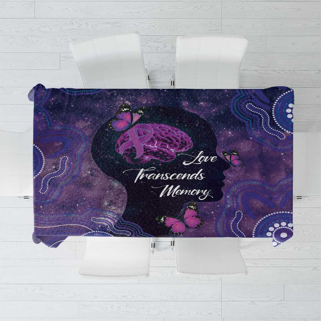 Alzheimer's and Brain Awareness Month Australia Tablecloth Love Transcends Memory