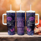 Alzheimer's and Brain Awareness Month Australia Tumbler With Handle Love Transcends Memory