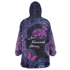 Alzheimer's and Brain Awareness Month Australia Wearable Blanket Hoodie Love Transcends Memory