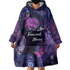 Alzheimer's and Brain Awareness Month Australia Wearable Blanket Hoodie Love Transcends Memory