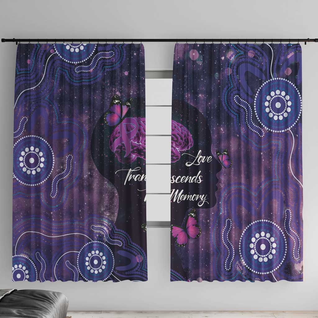 Alzheimer's and Brain Awareness Month Australia Window Curtain Love Transcends Memory