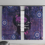 Alzheimer's and Brain Awareness Month Australia Window Curtain Love Transcends Memory