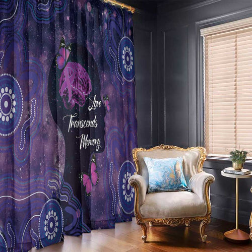 Alzheimer's and Brain Awareness Month Australia Window Curtain Love Transcends Memory