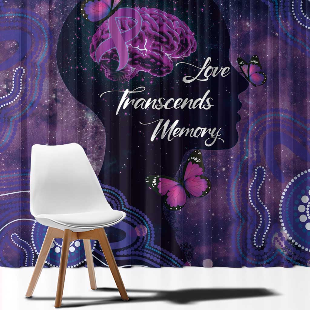 Alzheimer's and Brain Awareness Month Australia Window Curtain Love Transcends Memory