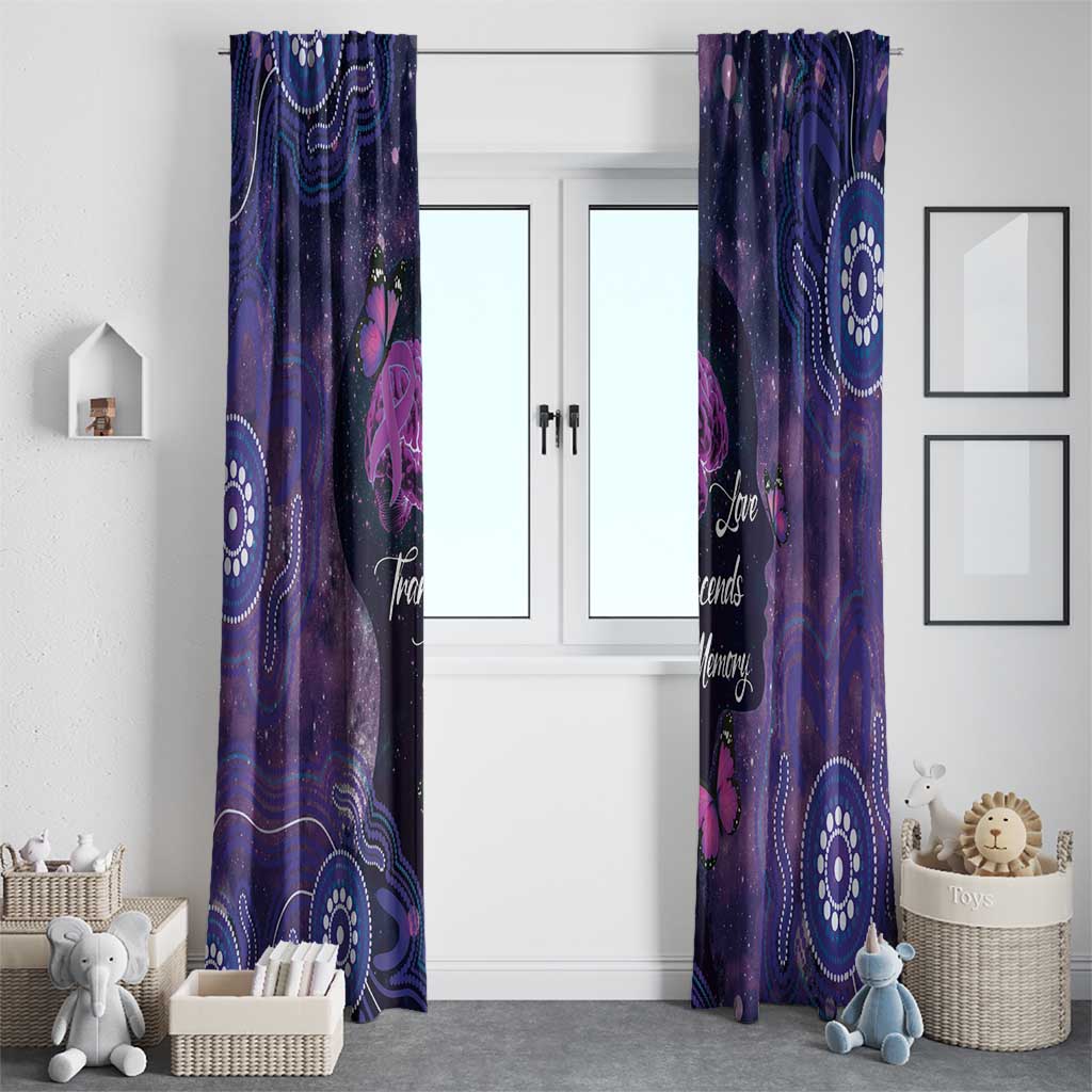 Alzheimer's and Brain Awareness Month Australia Window Curtain Love Transcends Memory