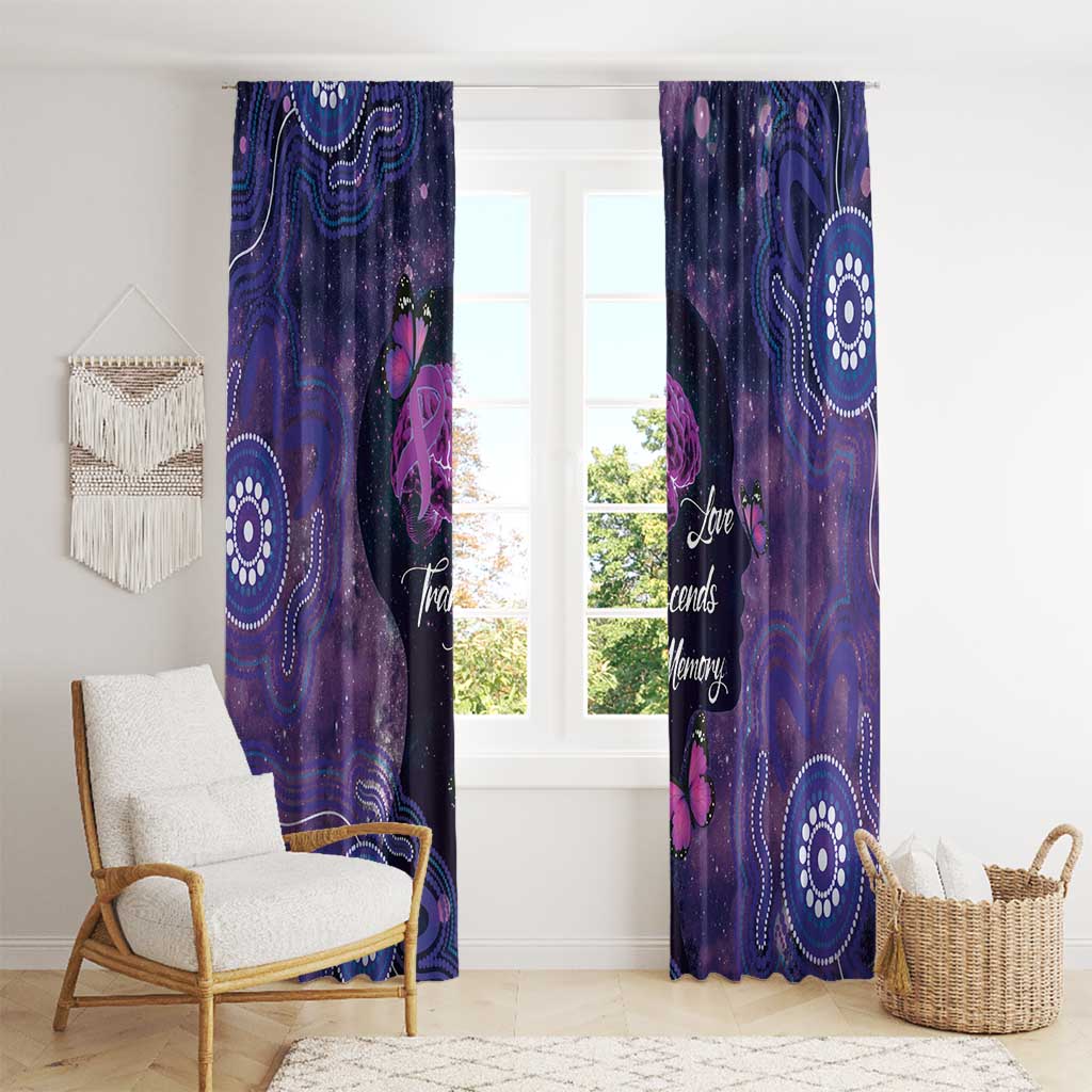 Alzheimer's and Brain Awareness Month Australia Window Curtain Love Transcends Memory