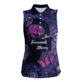 Alzheimer's and Brain Awareness Month Australia Women Sleeveless Polo Shirt Love Transcends Memory