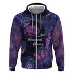 Alzheimer's and Brain Awareness Month Australia Zip Hoodie Love Transcends Memory