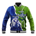 Custom Bulldogs And Raiders Rugby Baseball Jacket Dynamic Style