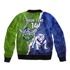 Custom Bulldogs And Raiders Rugby Bomber Jacket Dynamic Style