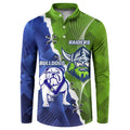 Custom Bulldogs And Raiders Rugby Button Sweatshirt Dynamic Style