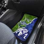Custom Bulldogs And Raiders Rugby Car Mats Dynamic Style