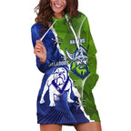 Custom Bulldogs And Raiders Rugby Hoodie Dress Dynamic Style