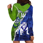 Custom Bulldogs And Raiders Rugby Hoodie Dress Dynamic Style