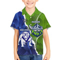 Custom Bulldogs And Raiders Rugby Kid Hawaiian Shirt Dynamic Style
