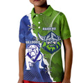 Custom Bulldogs And Raiders Rugby Kid Polo Shirt Dynamic Style