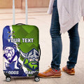 Custom Bulldogs And Raiders Rugby Luggage Cover Dynamic Style