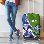 Custom Bulldogs And Raiders Rugby Luggage Cover Dynamic Style