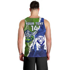 Custom Bulldogs And Raiders Rugby Men Tank Top Dynamic Style