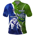 Custom Bulldogs And Raiders Rugby Polo Shirt Dynamic Style