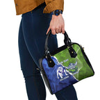 Custom Bulldogs And Raiders Rugby Shoulder Handbag Dynamic Style