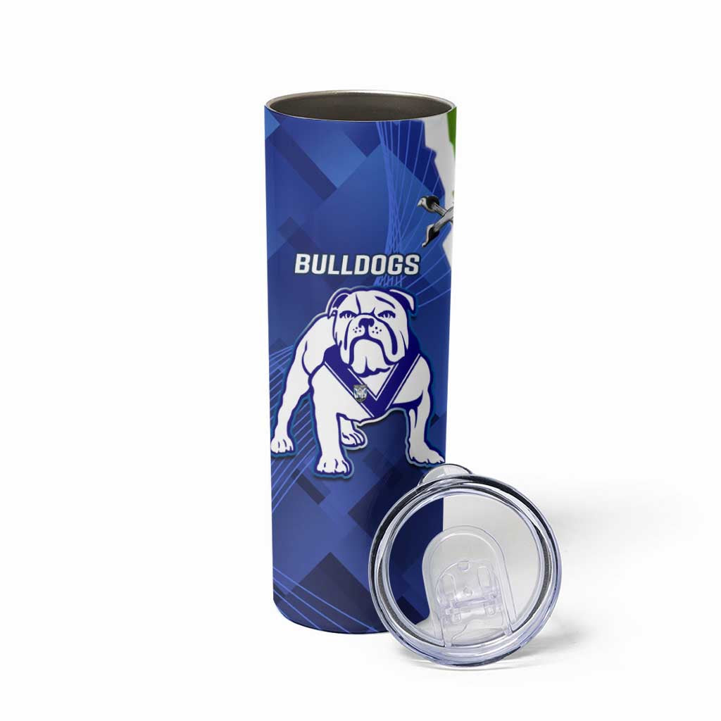 Bulldogs And Raiders Rugby Skinny Tumbler Dynamic Style