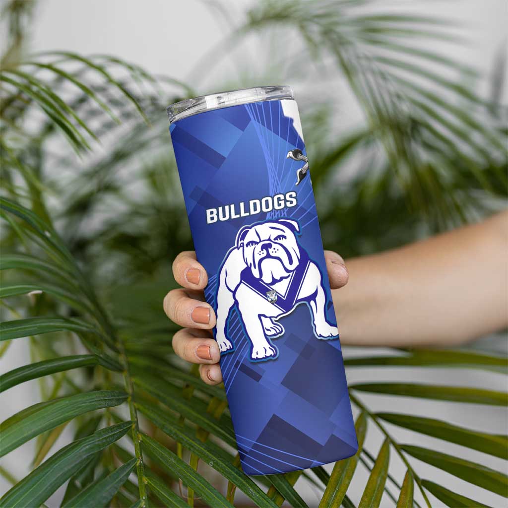 Bulldogs And Raiders Rugby Skinny Tumbler Dynamic Style