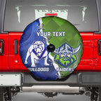 Custom Bulldogs And Raiders Rugby Spare Tire Cover Dynamic Style