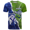 Custom Bulldogs And Raiders Rugby T Shirt Dynamic Style